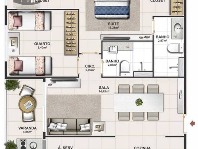 #10002 - Apartamento para Venda em Vila Velha - ES - 2